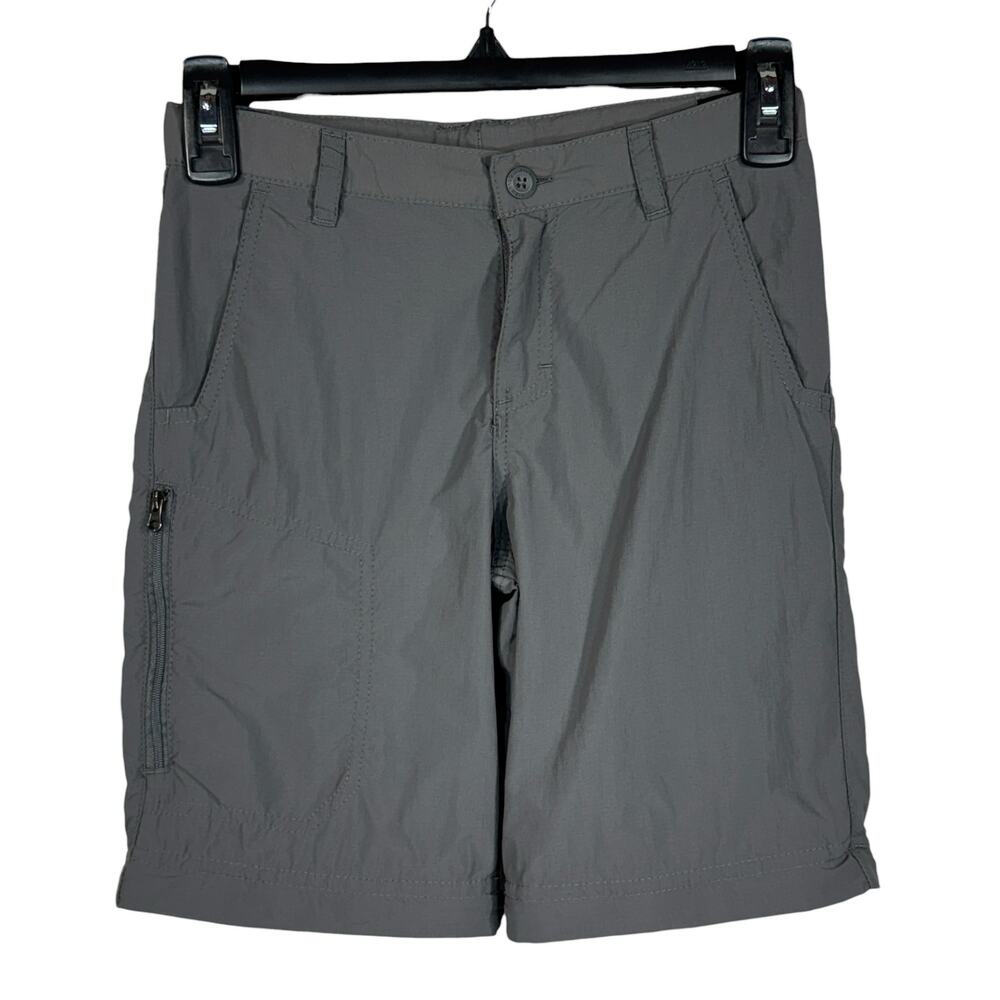 Columbia Youth Boys Small (8) Convertible Pants Omni-Shield Pocket Zip-Fly Gray - Picture 2 of 13